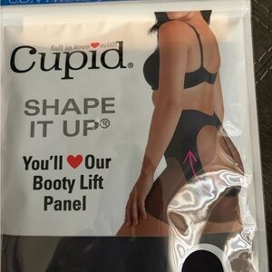 Cupid Shape It Up Booty Lift Panel Shapewear - Black